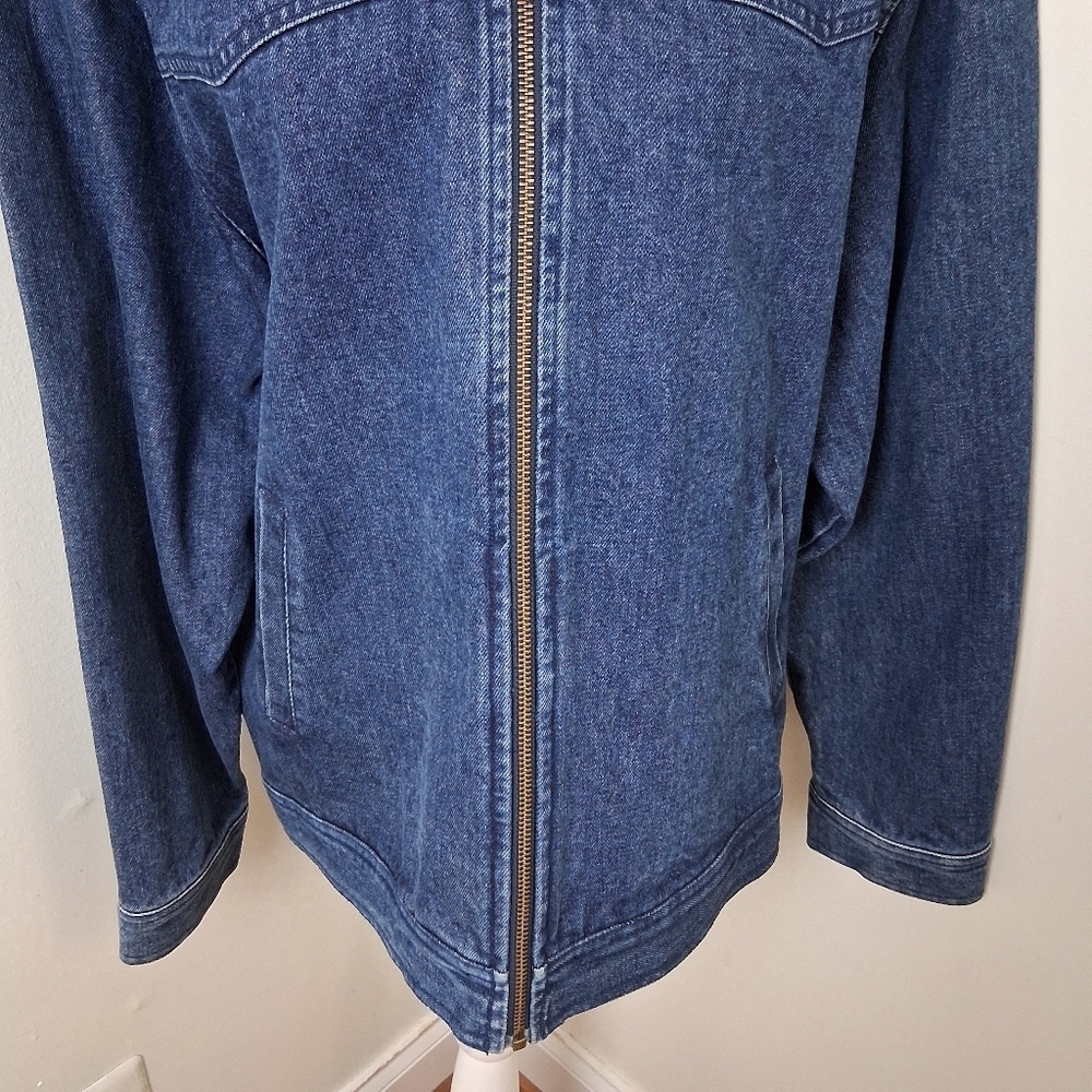 VTG Pendleton Aztec High Grade Western Wear Denim Jacket Size Large - Picture 6 of 10